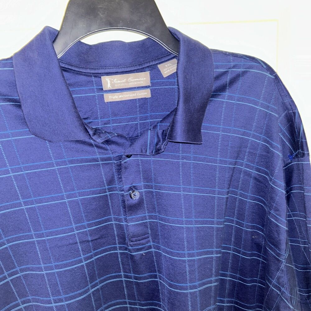 Daniel Cremieux Signature Collection Triple Mercerized Cotton  Golf Shirt SZ XXL